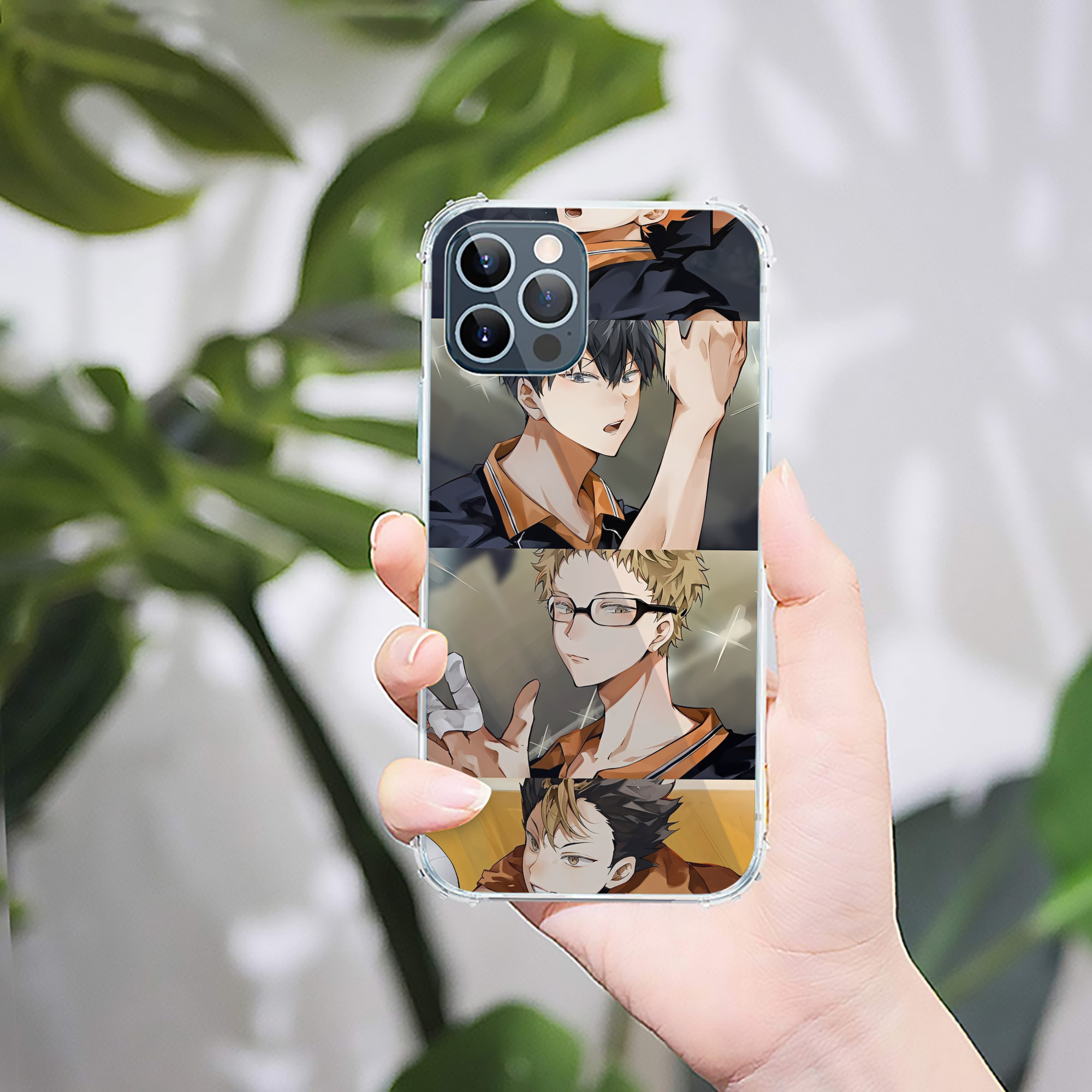 （画像用） ハイキュー!! Haikyu!! 【iPhone 12シリーズ対応】透明スマホケース（クリアソフトケース）